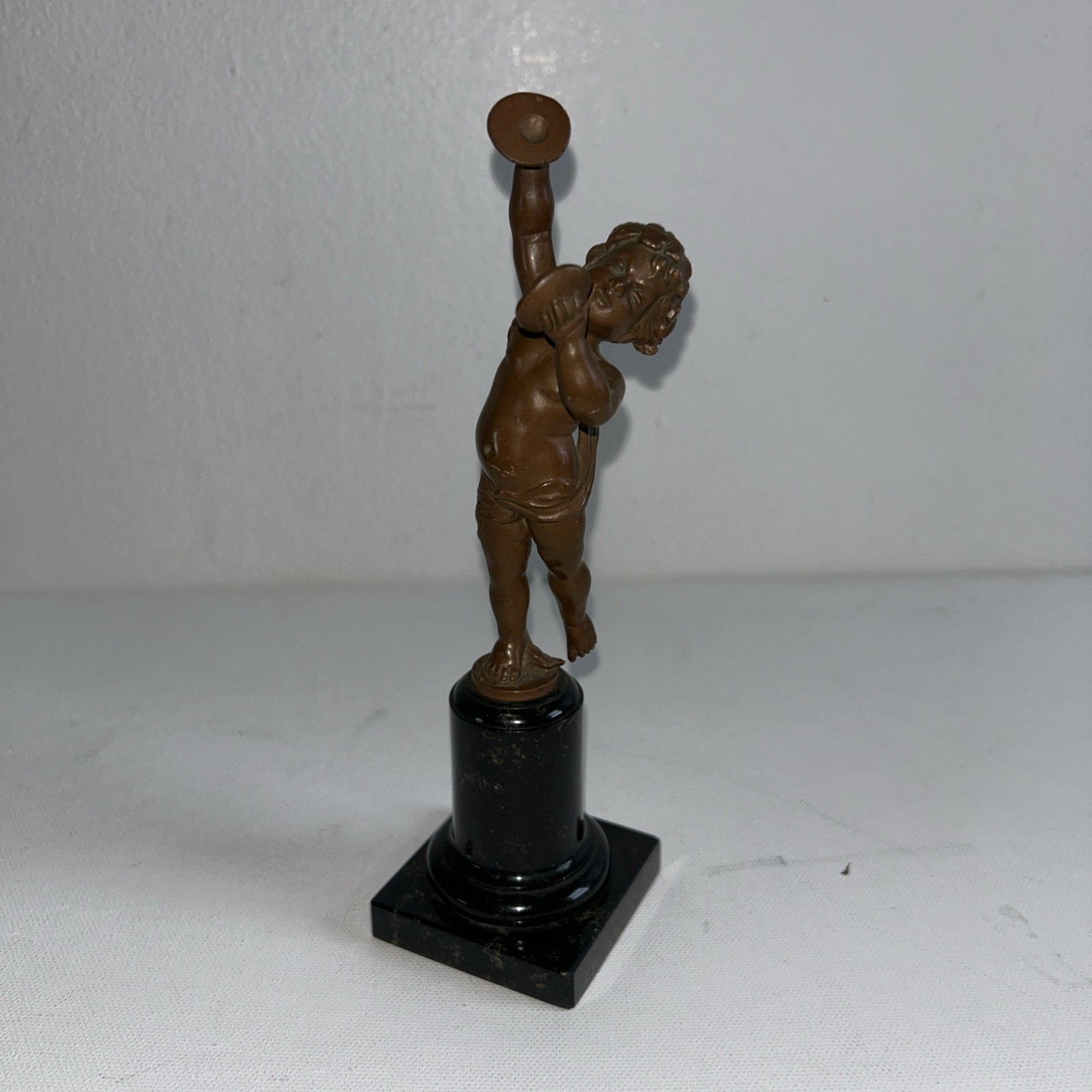 MAGNIFICENT 19 C FRENCH BRONZE ON MARBLE