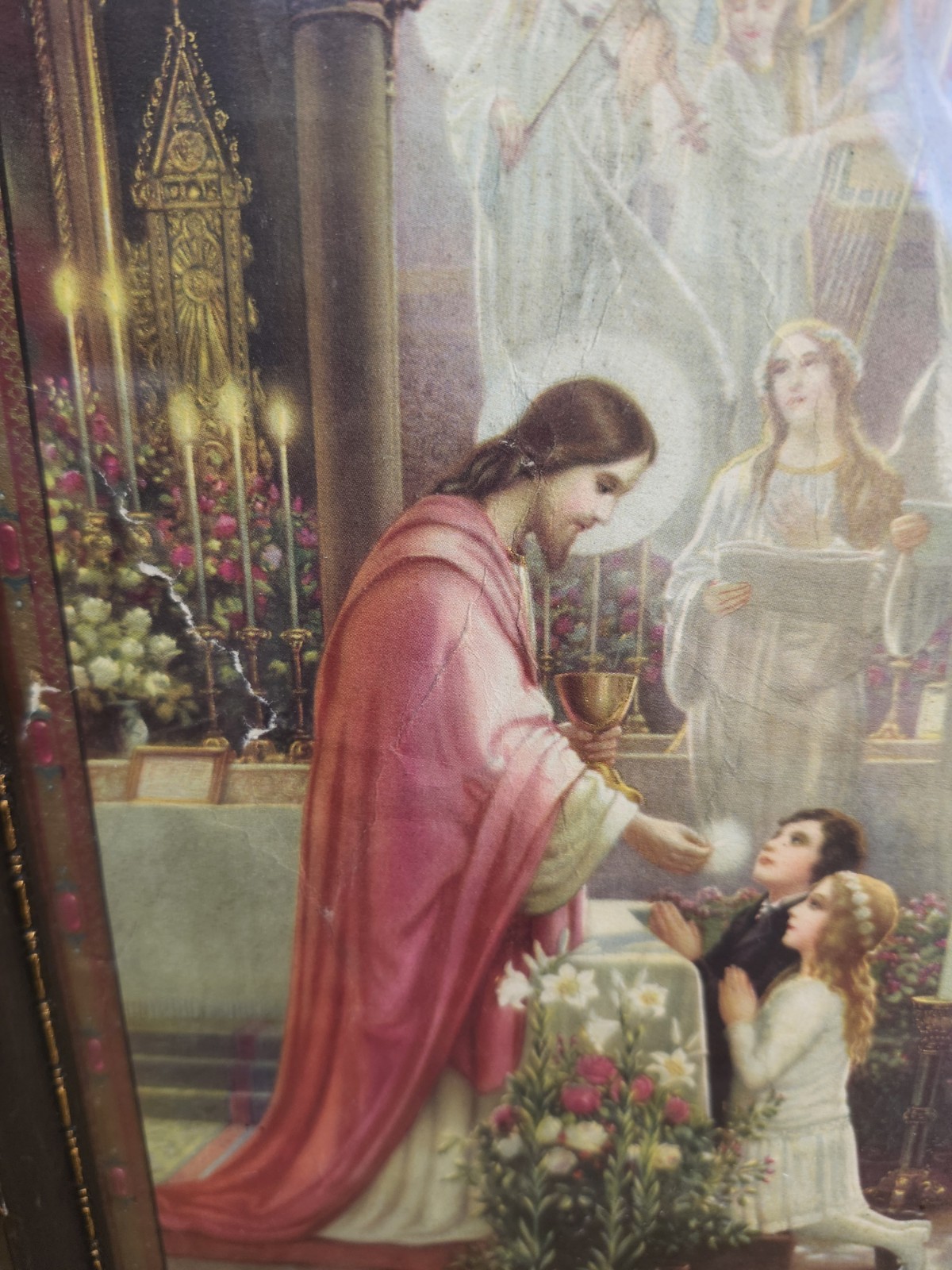Holy Communion Certificate May 1929 Framed 13\