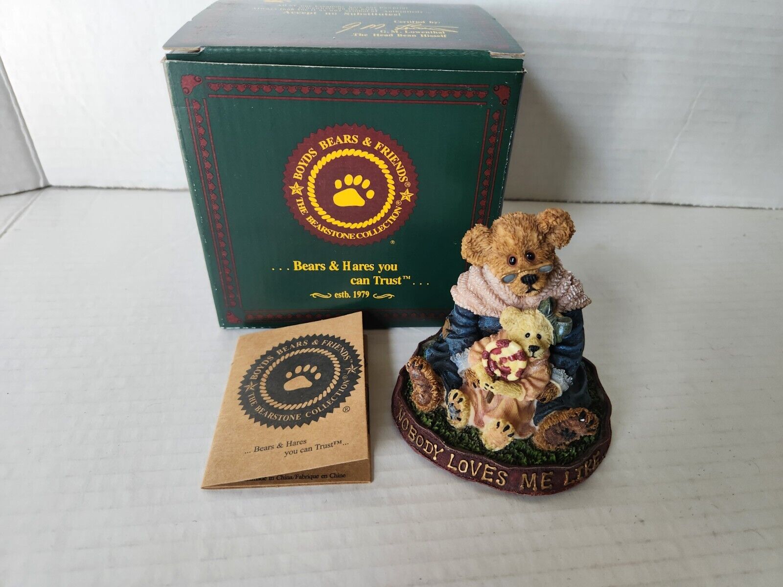 Boyds Bears Nana Quignapple w/ Taylor If Mom Says No Mother's Day Christmas Gift