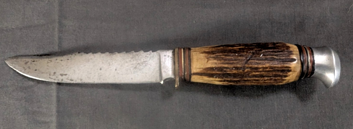 R. J. Richter Solingen Germany Stag Handle Knife