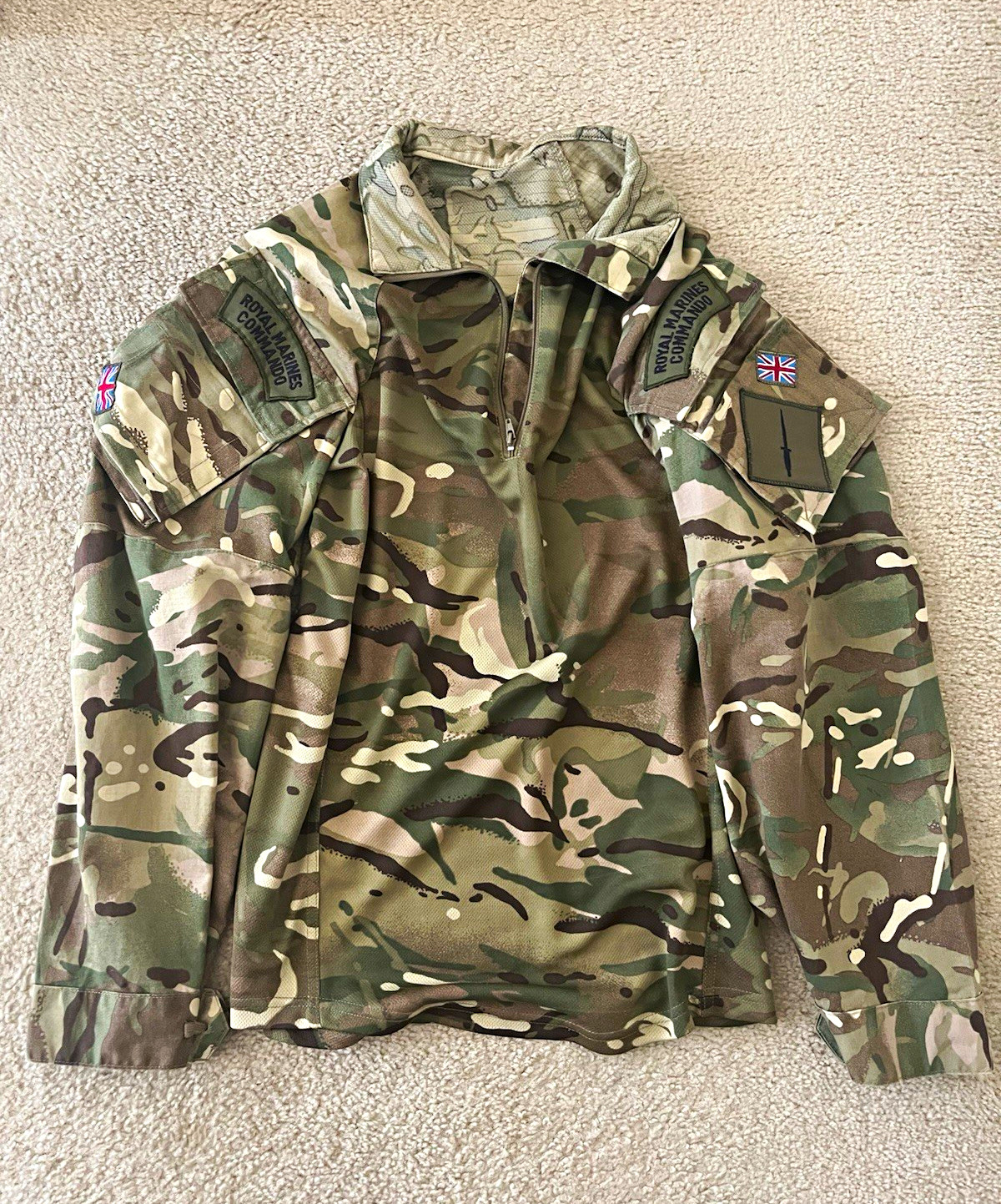 Royal Marines Commando MTP UBACS Under Body Armour Combat Shirt 160/80 (S)