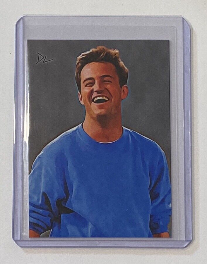 Chandler Bing Limited Edition Artist Signed Matthew Perry Friends Card 2/10