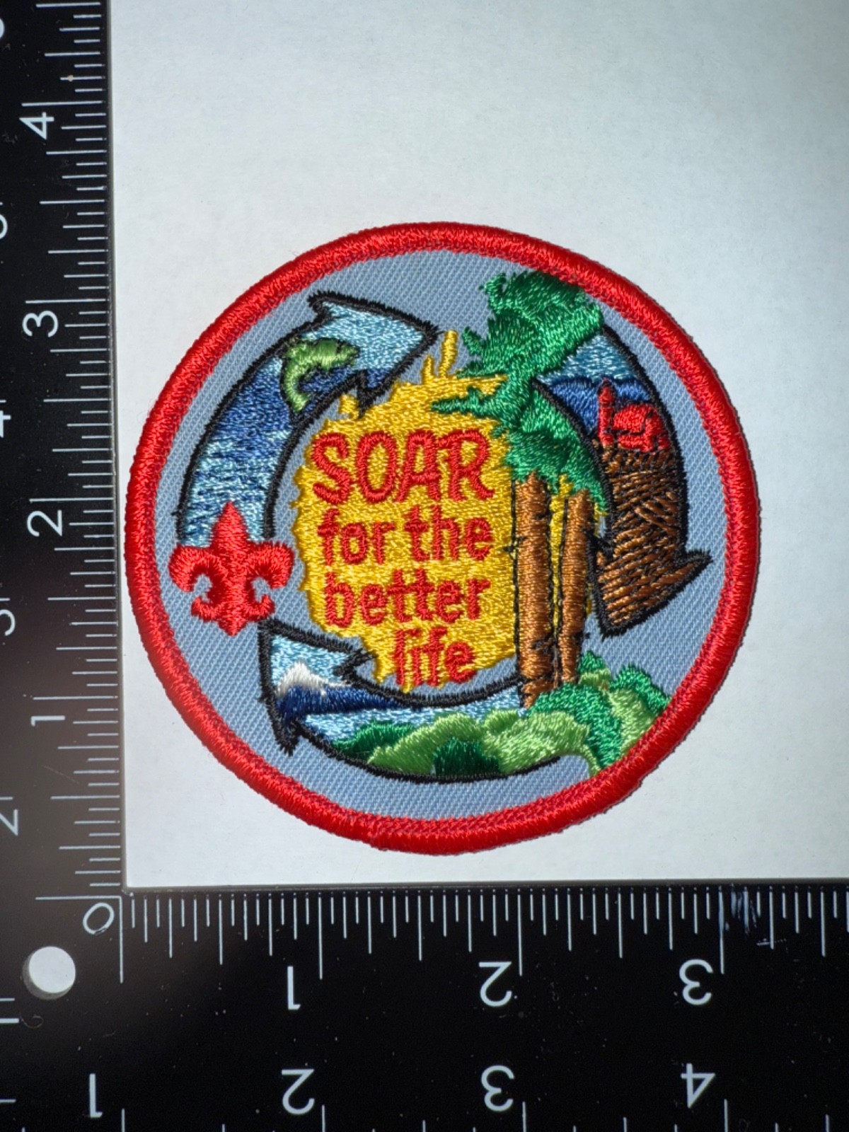 Vintage BSA Boy Scouts Soar for the Better Life Camporee Environmental Patch Vintage BSA Boy Scouts Soar for the Better Life Camporee Environmental Patch