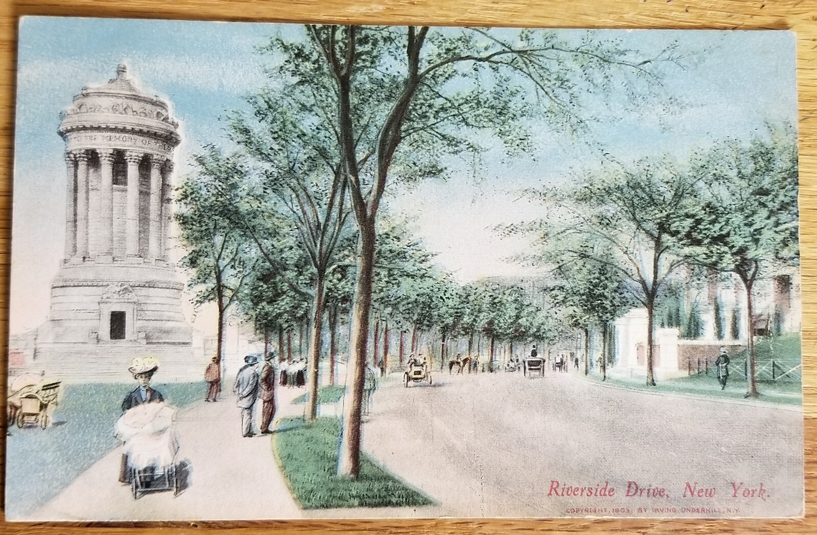 Riverside Drive New York City NY Postcard 1912 Irving Underhill Riverside Drive New York City NY Postcard 1912 Irving Underhill