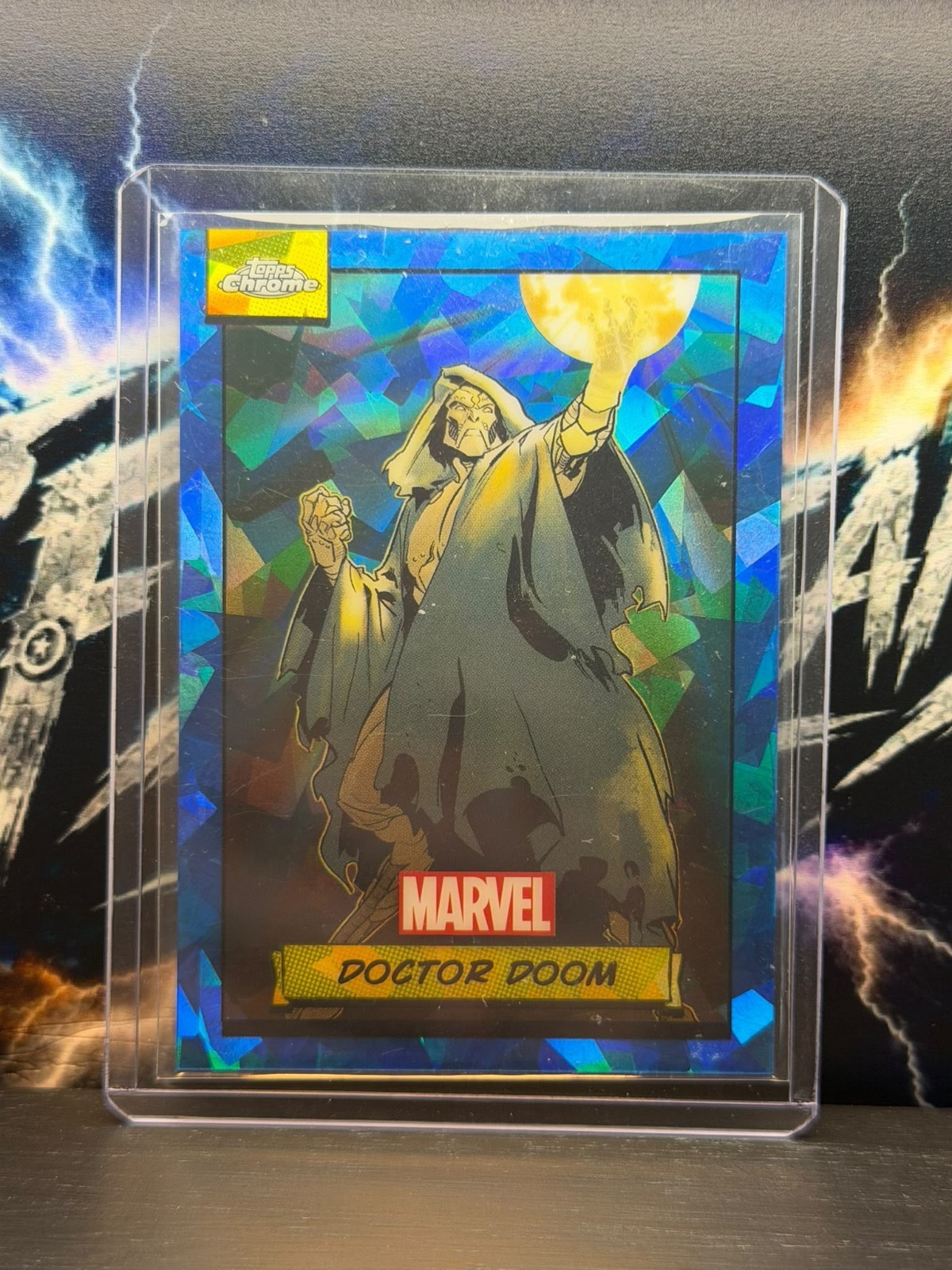 2024 Topps Chrome Marvel Sapphire Doctor Doom First Year