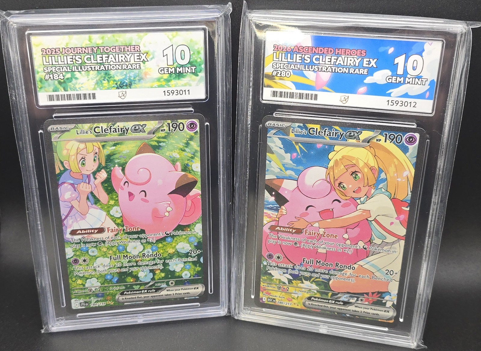 Lillies Clefairy ex Ascended Heroes/Journey Together Sequential 10 P/Sub not PSA