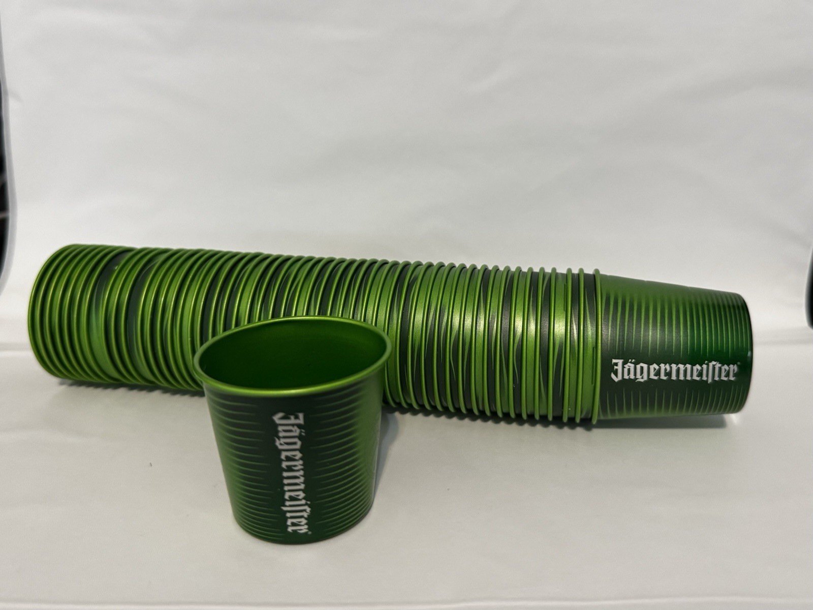 Jagermeister Shot Cup Aluminum Qty: 50 - NEW
