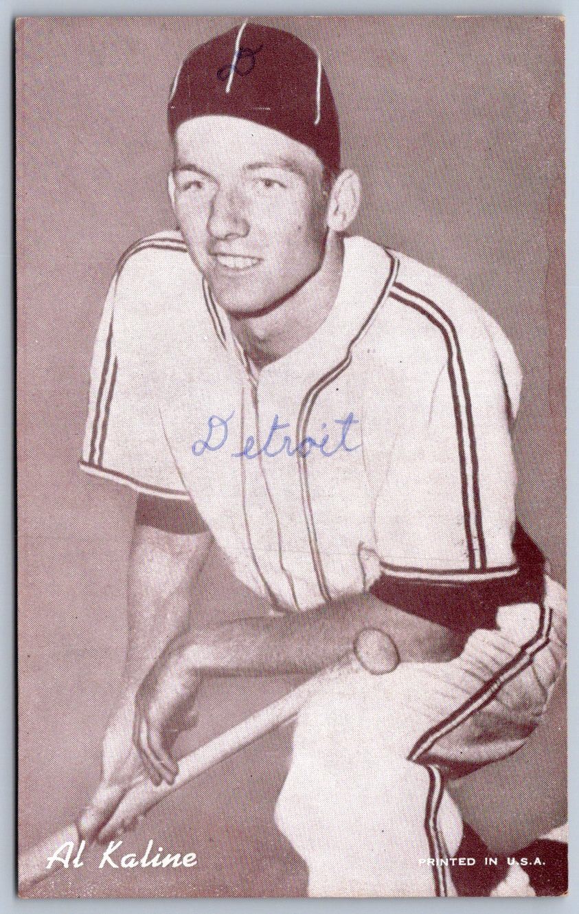 DS1/ Sports c1910 Detroit Tigers Al Kaline Arcade Card Baseball Player 240