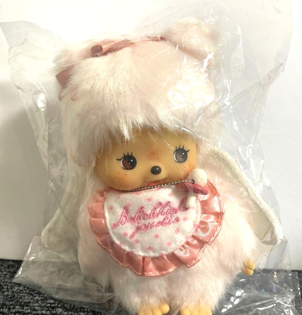 RARE Bebichhichi x jouetie Angel Keychain Monchhichi NEW Japan