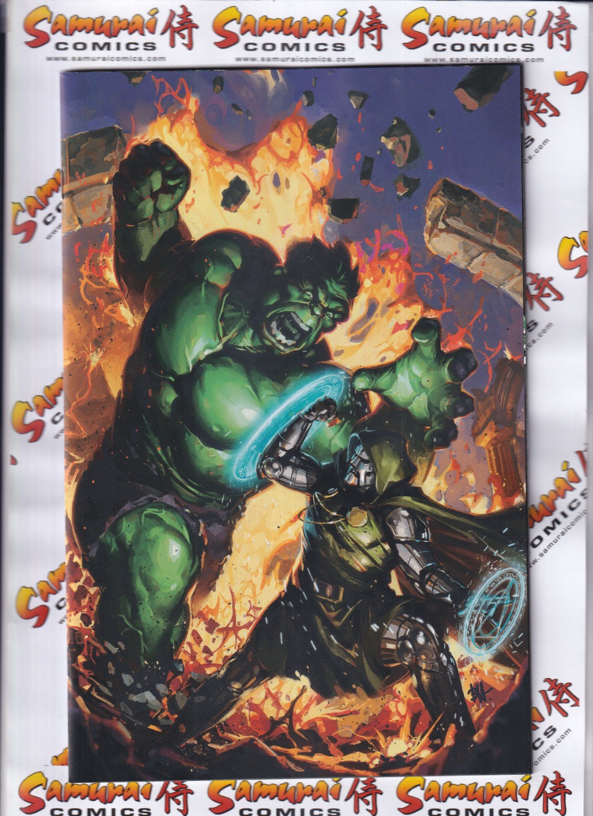 Doom All-On-One #1 1:50 Harvey Virgin Variant Actual Scans