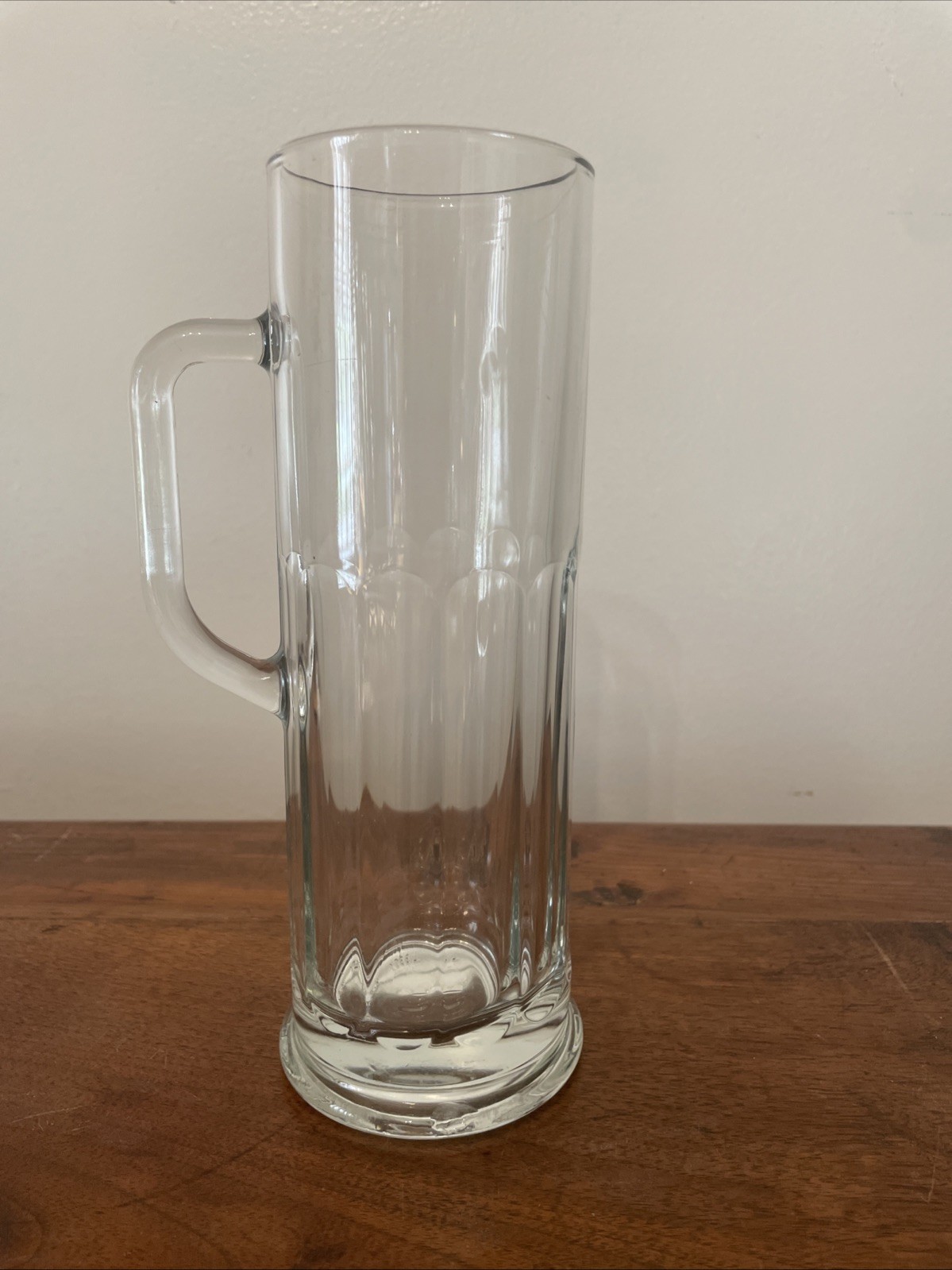 Vintage Libbey 21oz  Frankfurt Glass Beer Stein/ Mug 9” Thick Heavy READ