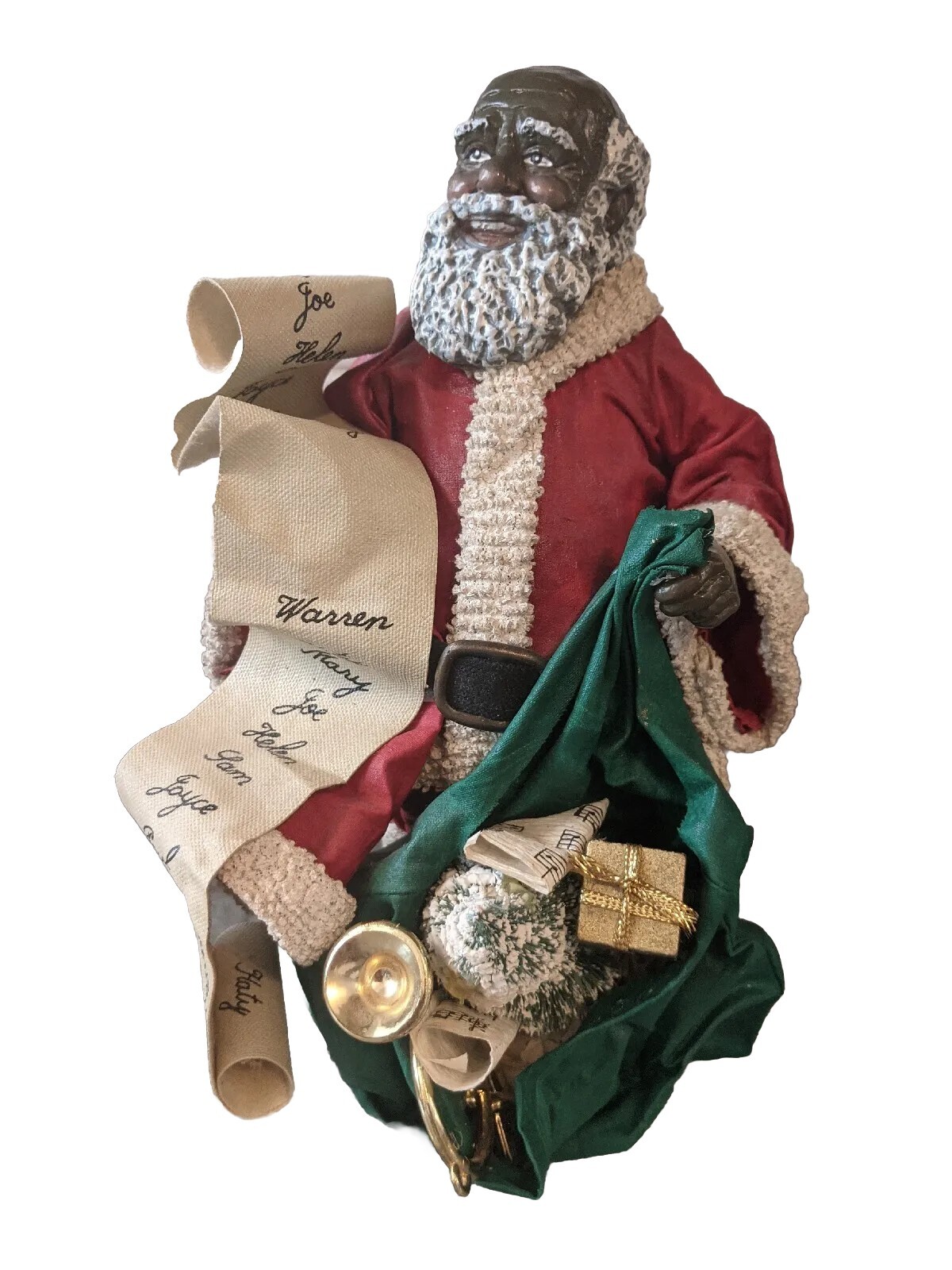 Vintage 1989 Possible Dreams African American Clothtiques Black Santa Christmas Vintage 1989 Possible Dreams African American Clothtiques Black Santa Christmas