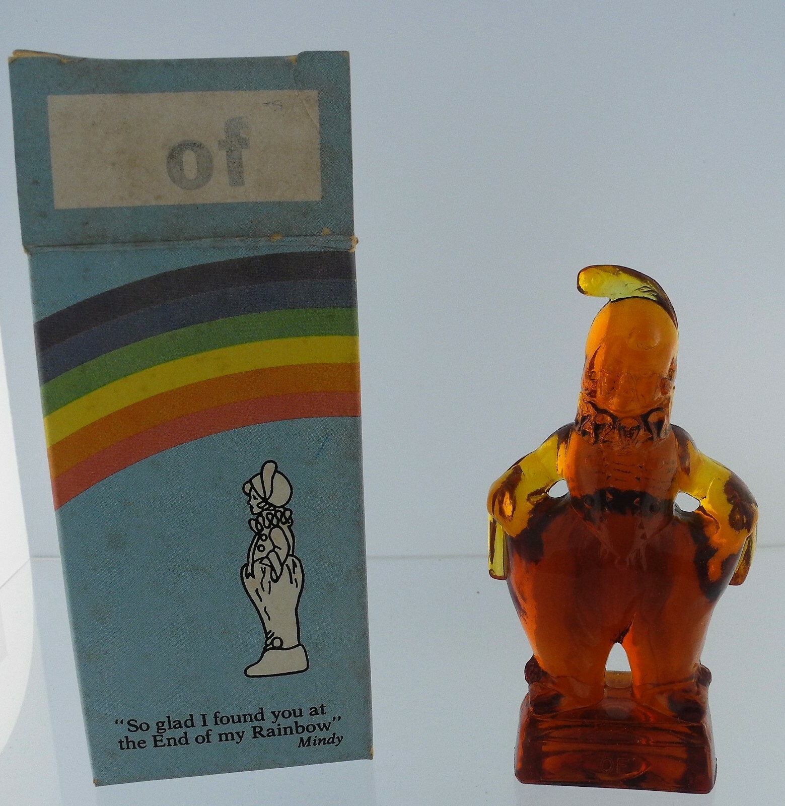 Mosser Glass MINDY Clown “OF”  Piece of Set “So glad I found you.....