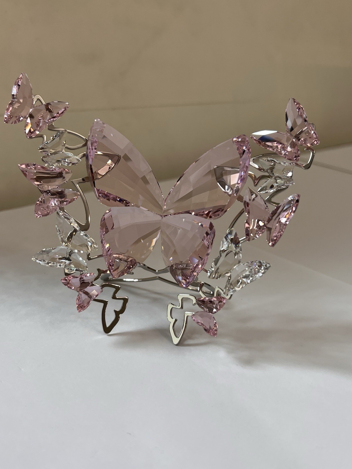 DEFECTIVE Swarovski Crystal Butterfly Rosaline Large 5031520 Pink MIB G3D