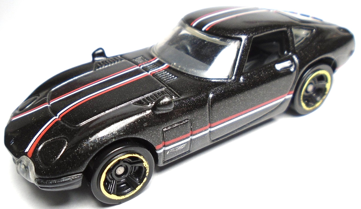 2013 HOT WHEELS WORKSHOP TOYOTA 2000GT BLACK 1:64 DIECAST 2 7/8\