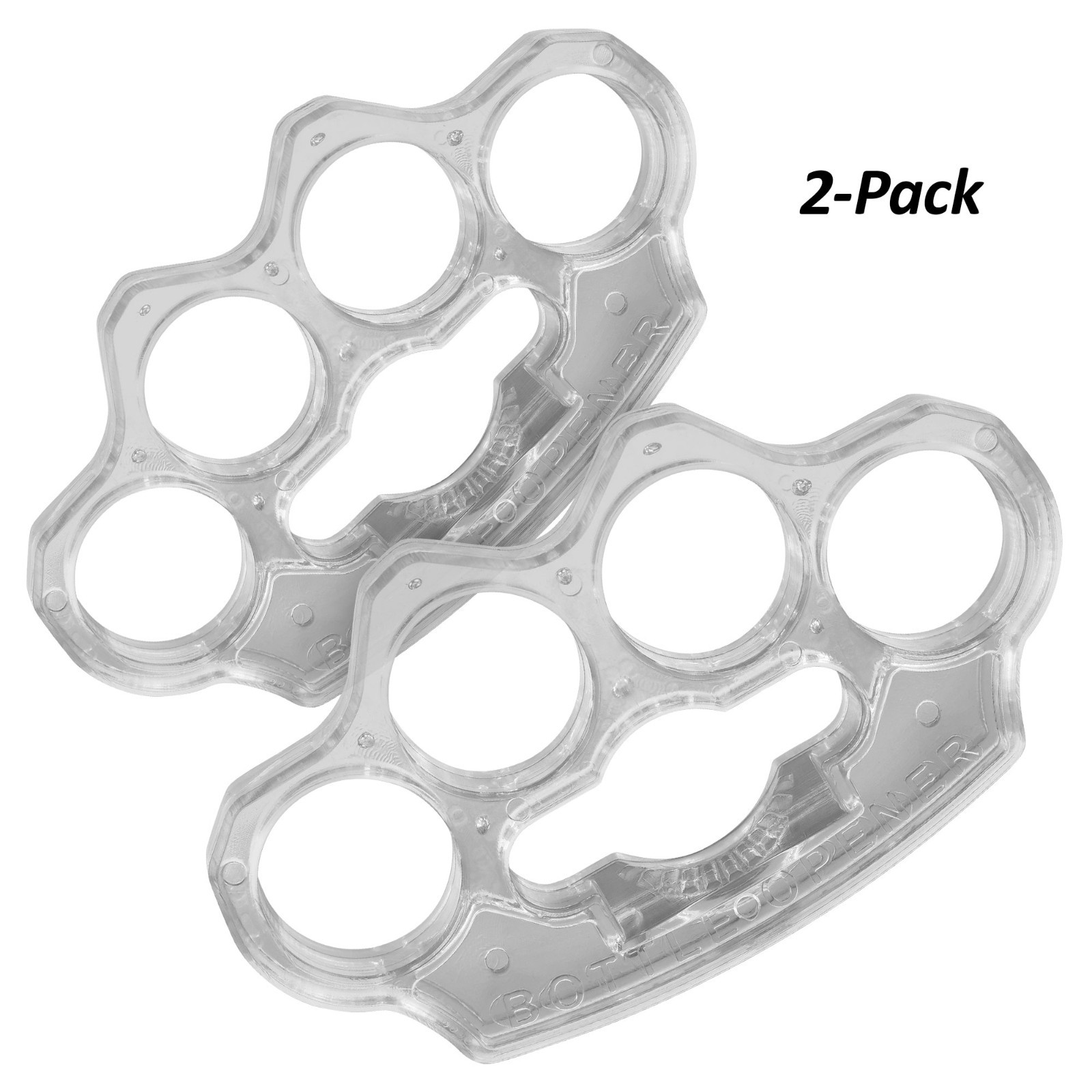2-PACK: Caliber Gourmet Plastic Knuckles BOTTLE OPENER