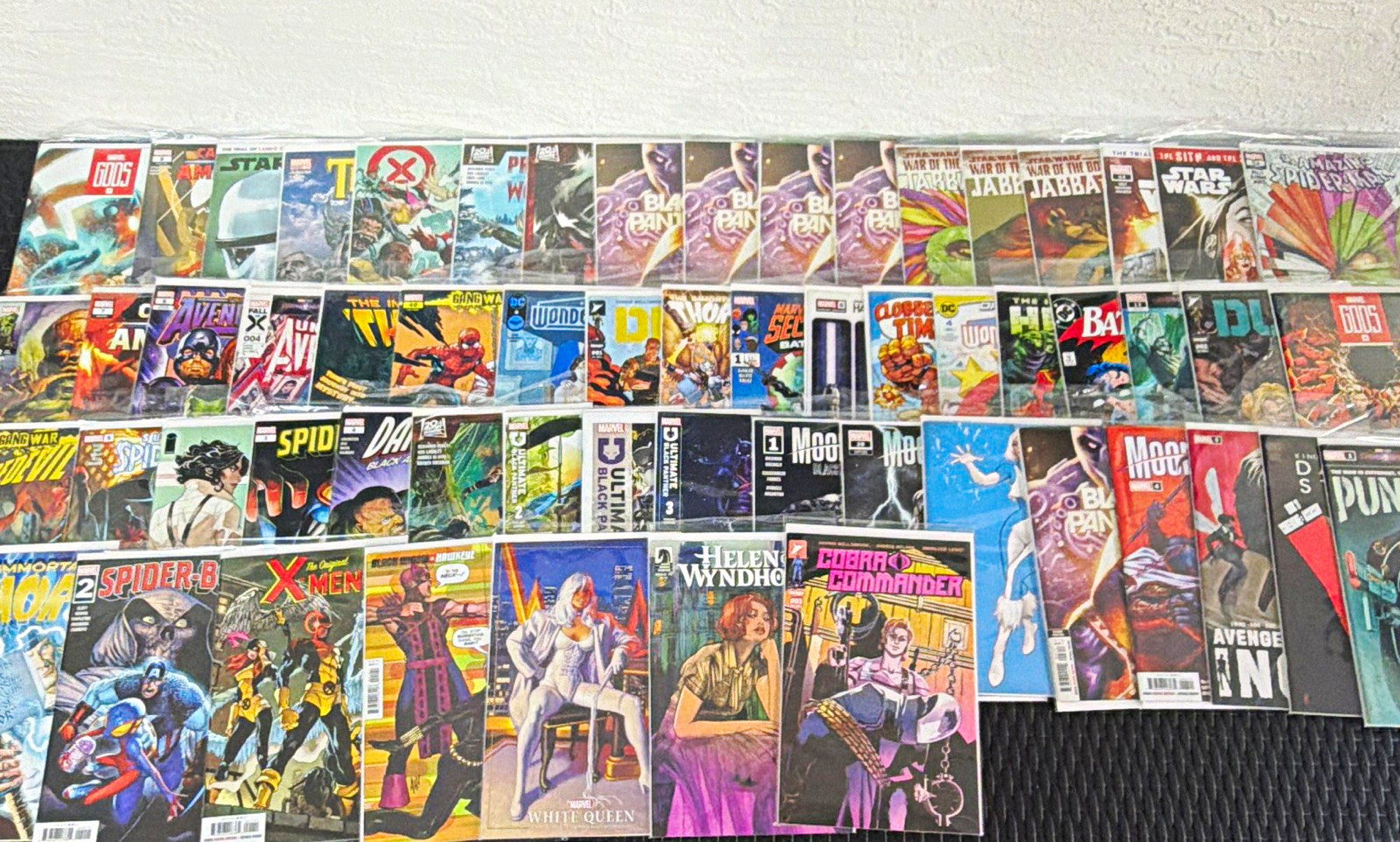 marvel modern age comic book lot spider-man thor hulk black panther cates