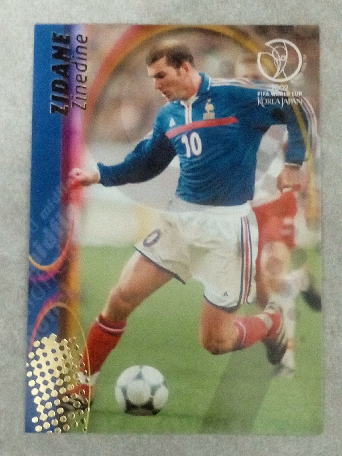 ZINEDINE ZIDANE - CARD PANINI KOREA 2002 - VERY RARE JAPAN EDITION ZINEDINE ZIDANE - CARD PANINI KOREA 2002 - VERY RARE JAPAN EDITION