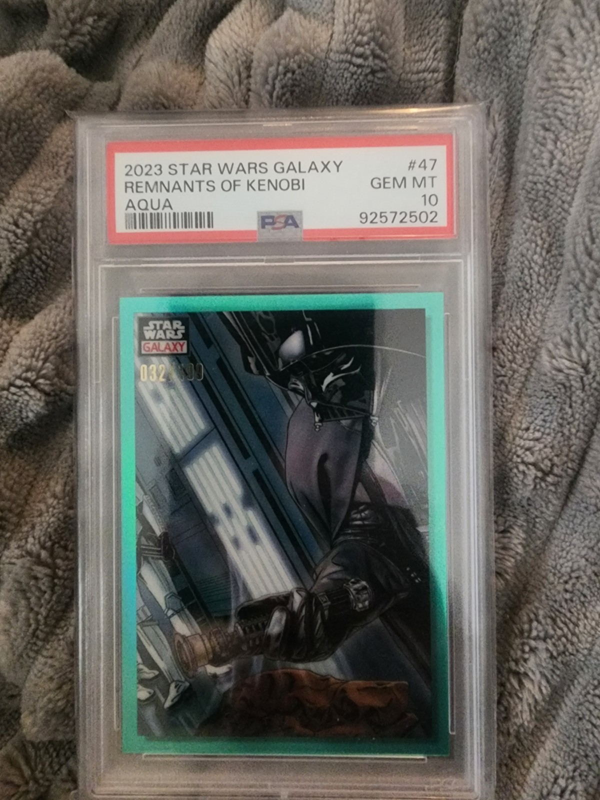 Remanants of Kenobi - 2023 Topps Chrome Star Wars Galaxy #47 Aqua Refractor /199