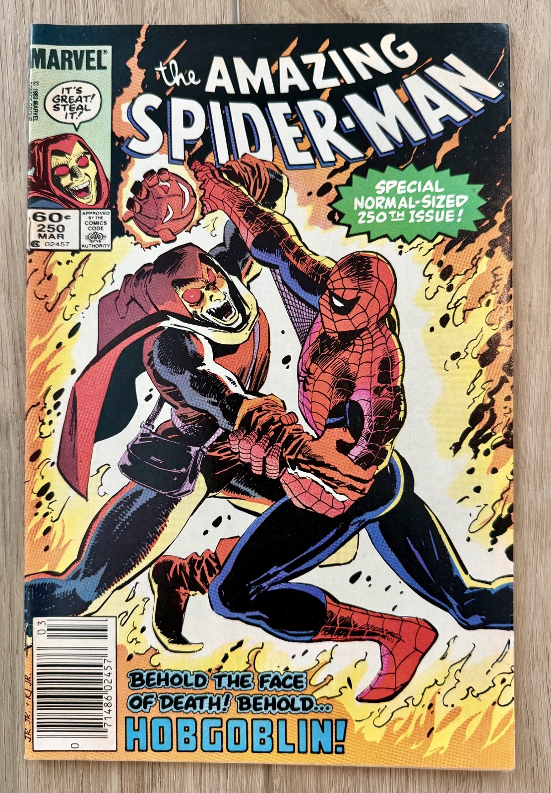 Amazing Spider-Man #250 - (Marvel 1984) - F/VF- Newsstand Amazing Spider-Man #250 - (Marvel 1984) - F/VF- Newsstand