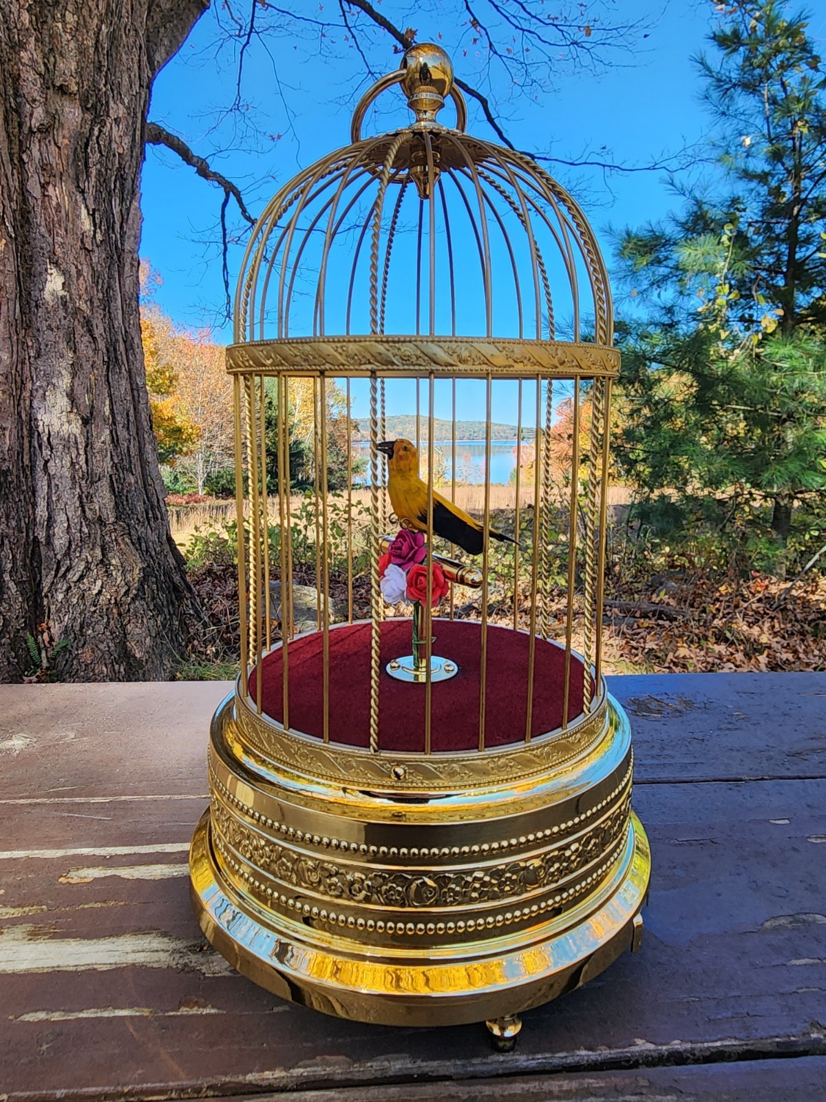 Antique German Griesbaum / UKA Singing Bird Cage - Restored - See Description Antique German Griesbaum / UKA Singing Bird Cage - Restored - See Description