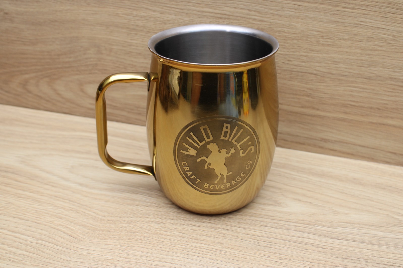 Wild Bill’s Craft Beverage Bridge Day New River Gorge WV Gold Stainless Mug