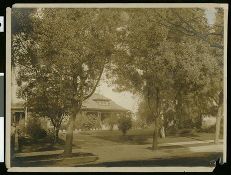 Exterior View Of An Unidentified Residence In Oakland 1910 California Old Photo