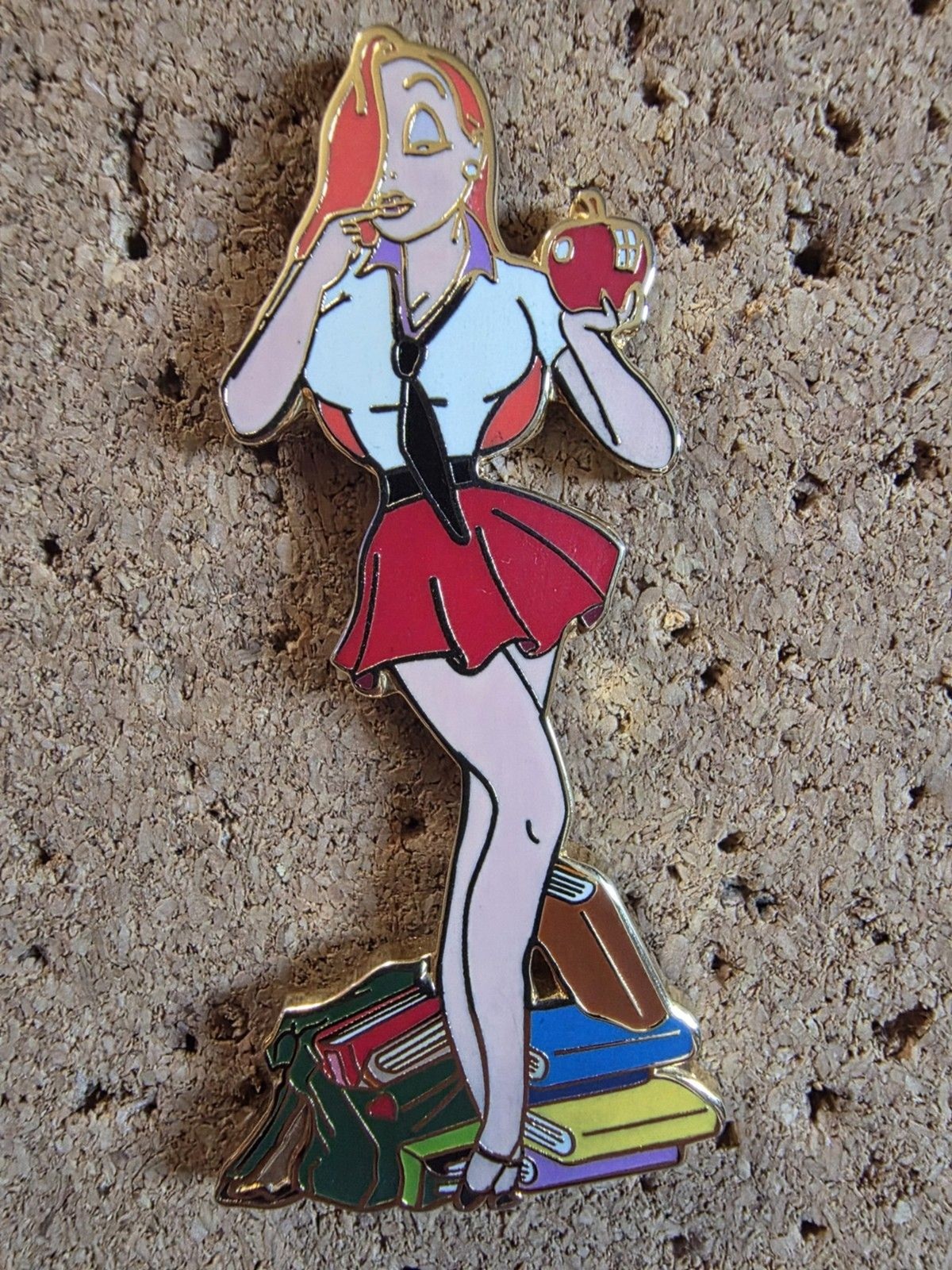 Jessica Rabbit as School Girl Pin