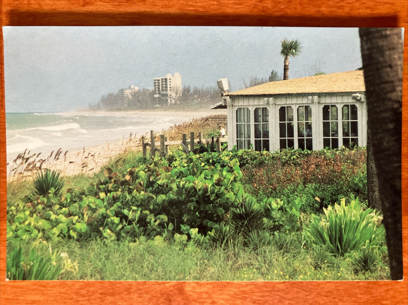 P.V. Martins Beach Restaurant Pierce FL Postcard 