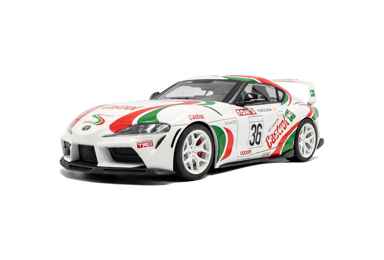 Solido 1:18 Toyota GR Supra Racing Tribute White Diecast Model Car 2024