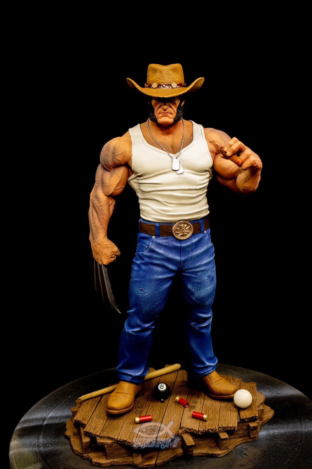 Logan Wolverine X-Men Resin Figure Pro Painted 1/6 Scale + Signed COA