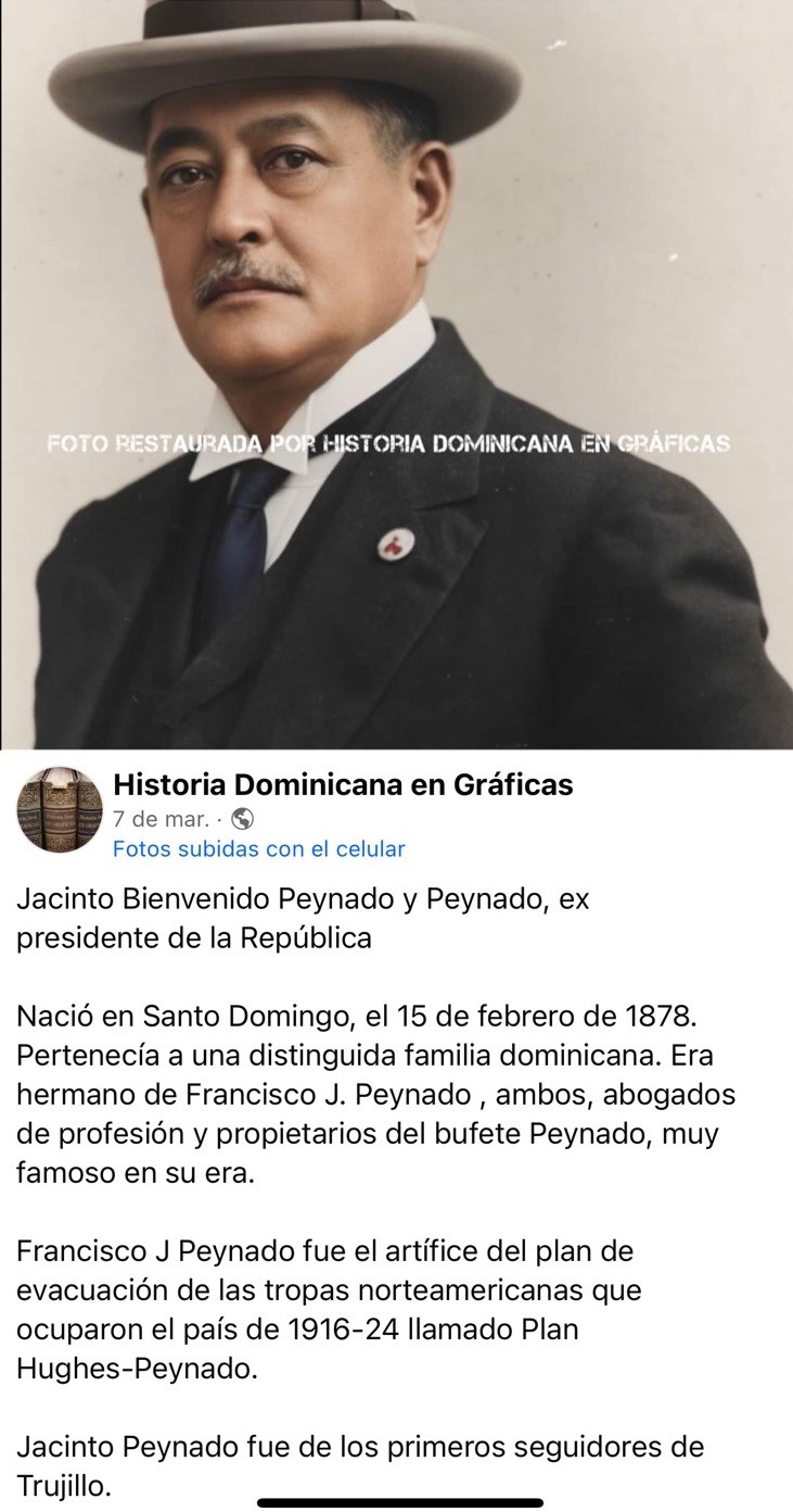 L@@K DOMINICAN REPUBLIC SIGNED 1930 PRESIDENT JACINTO PEYNADO ASSISTANT TRUJILLO