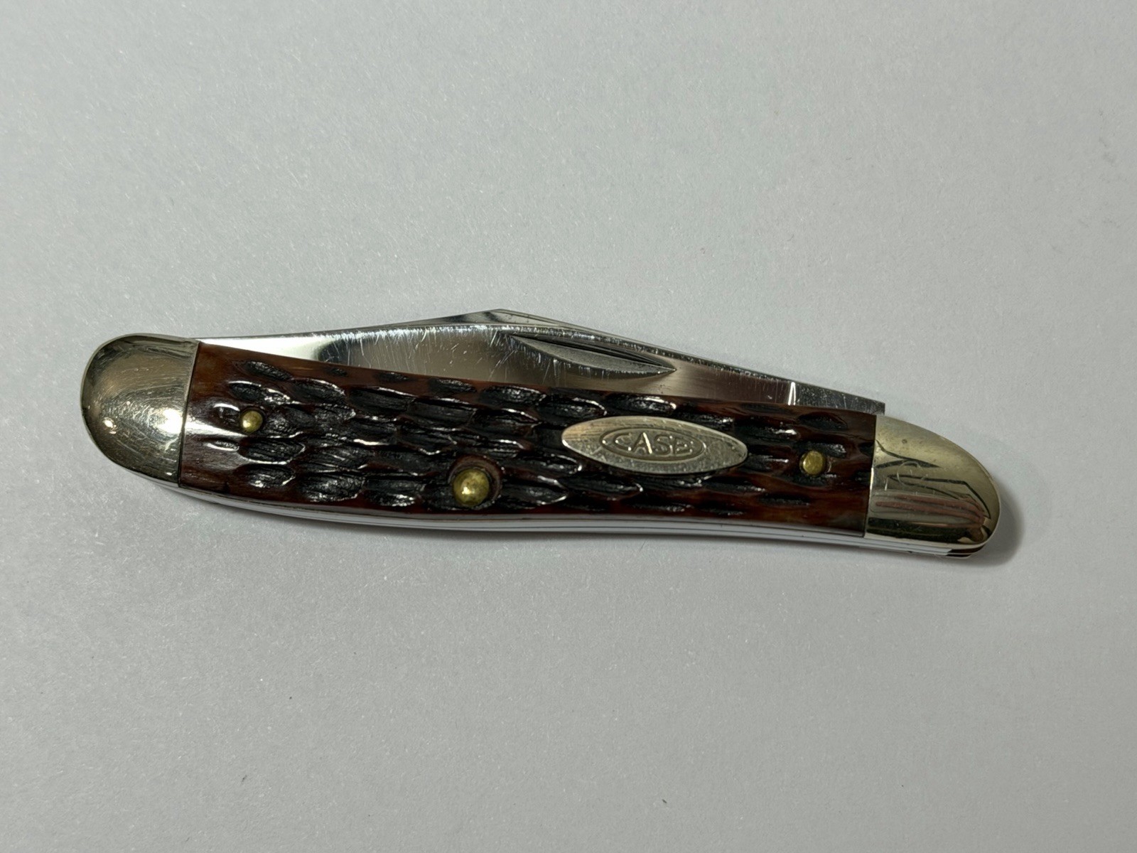Case XX 6220 Vintage 1965-69 Peanut Jigged Bone 2.88\