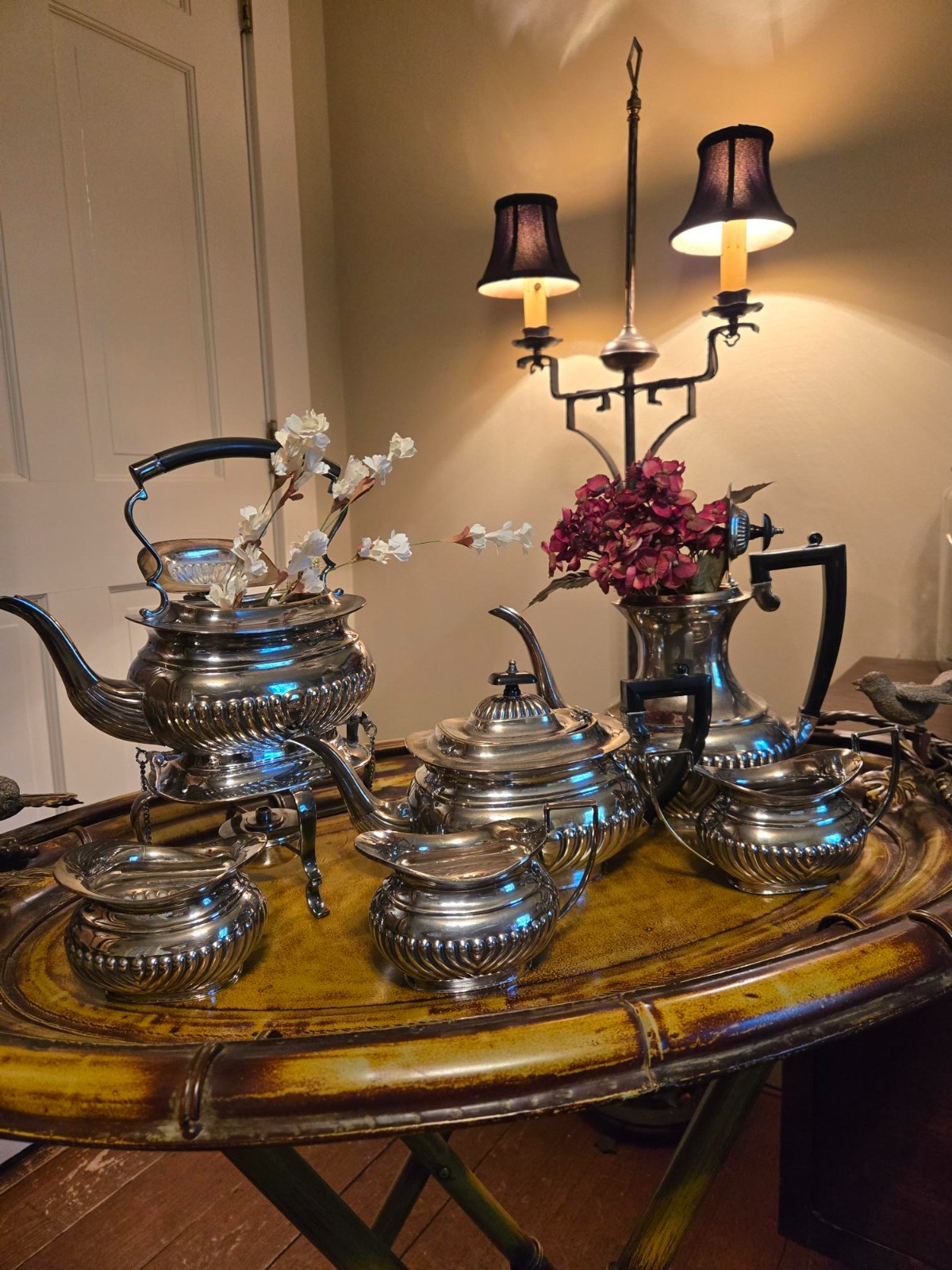1920-1950's EPNS Cheltenham Sheffield England Stamped Tea Set Collection 1920-1950's EPNS Cheltenham Sheffield England Stamped Tea Set Collection