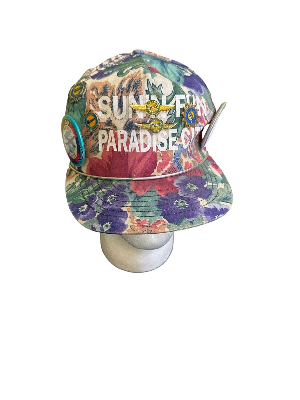 Vintage Sun 'N Fun Fly In Wings Pins Hat Volunteers Florida Lot