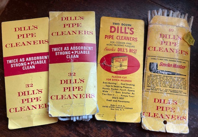Lot of Vintage Dill\'s Pipe Cleaners - Smoke Master - for Pipe Smoker Smoking USA