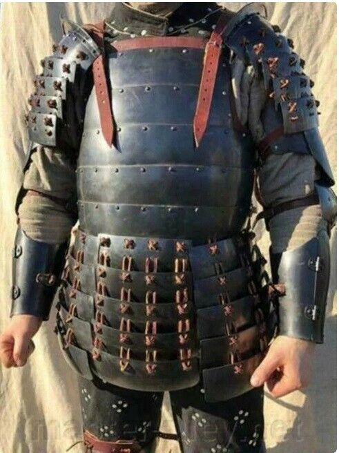 Medieval Knight Warrior Japanese Samurai Half Body Armor With Cuirass/Pauldrons