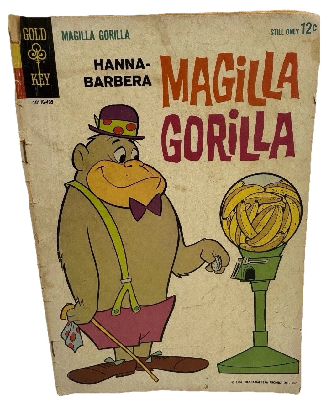 Vtg. Magilla Gorilla #1 (1964 Gold Key Comics) 1st Appearance - Hanna Barbera