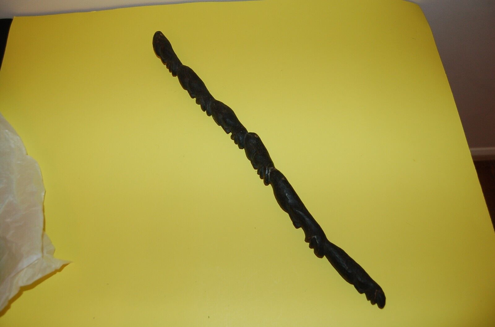 Vintage African Hand Carved Whammy Stick Plse Read Below