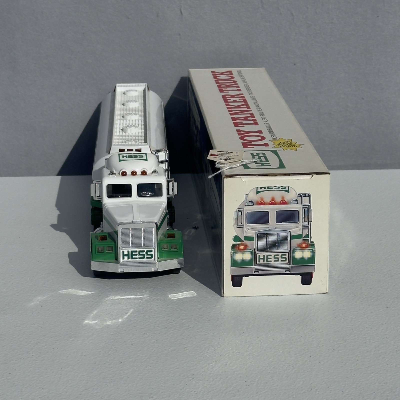 1990 Hess Toy Tanker Truck Gasoline Vintage Holiday Truck w/ Original Box