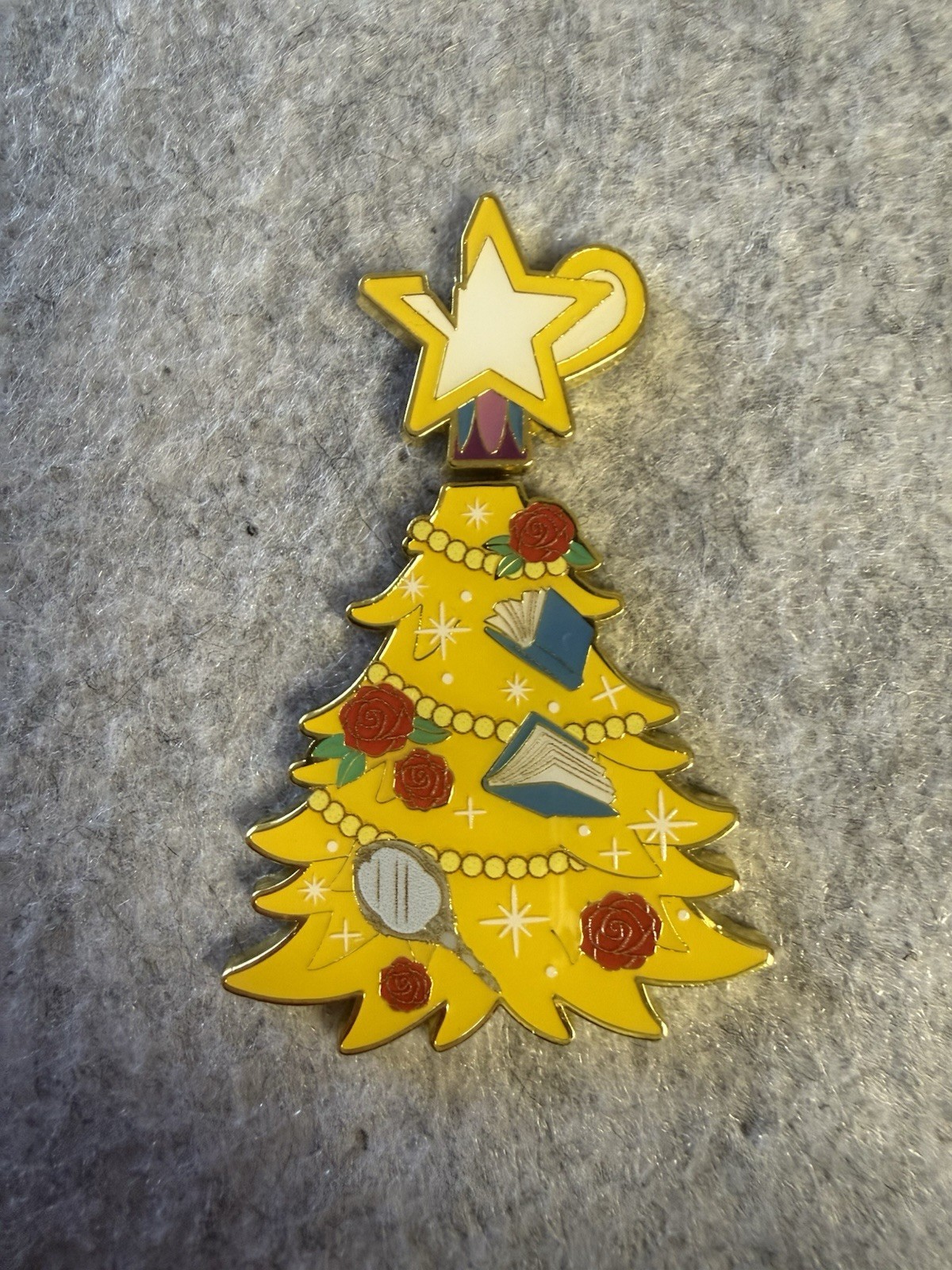 Disney Princess Christmas 2 Pk Blind Box Pin  - Belle