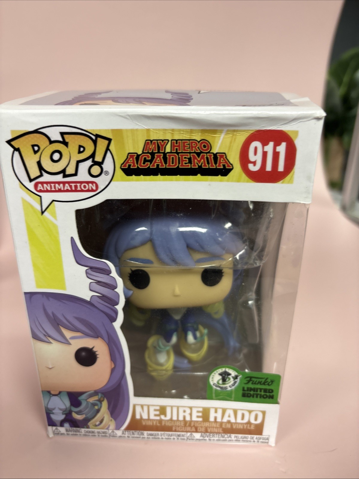 Funko Pop My Hero Academia NEJIRE HADO 2021 Spring Convention Anime #911 READ 