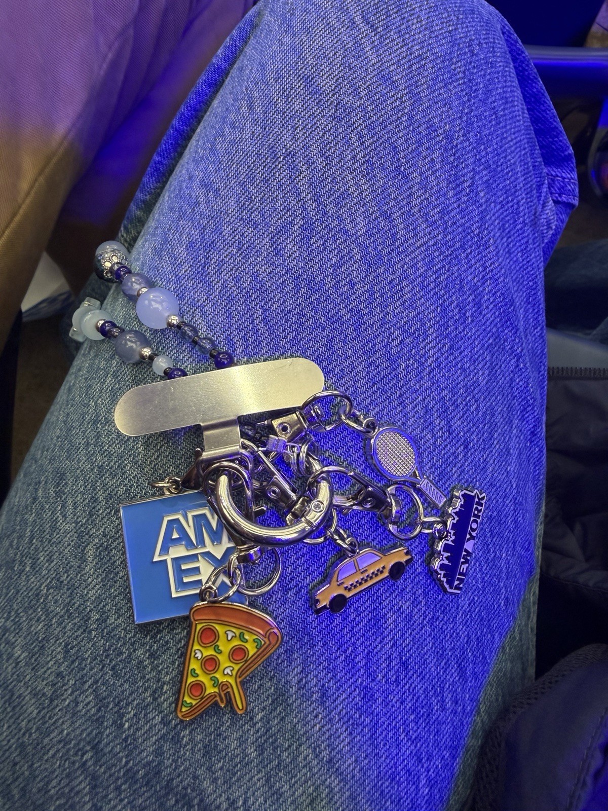 US Open Amex phone charm wristlet 