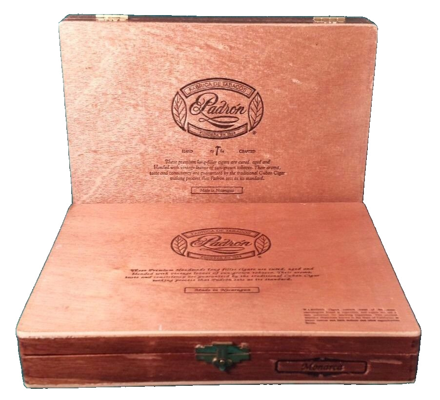 Cigar Boxes  Padron  Made in Nicaragua 1964  Lot of 2