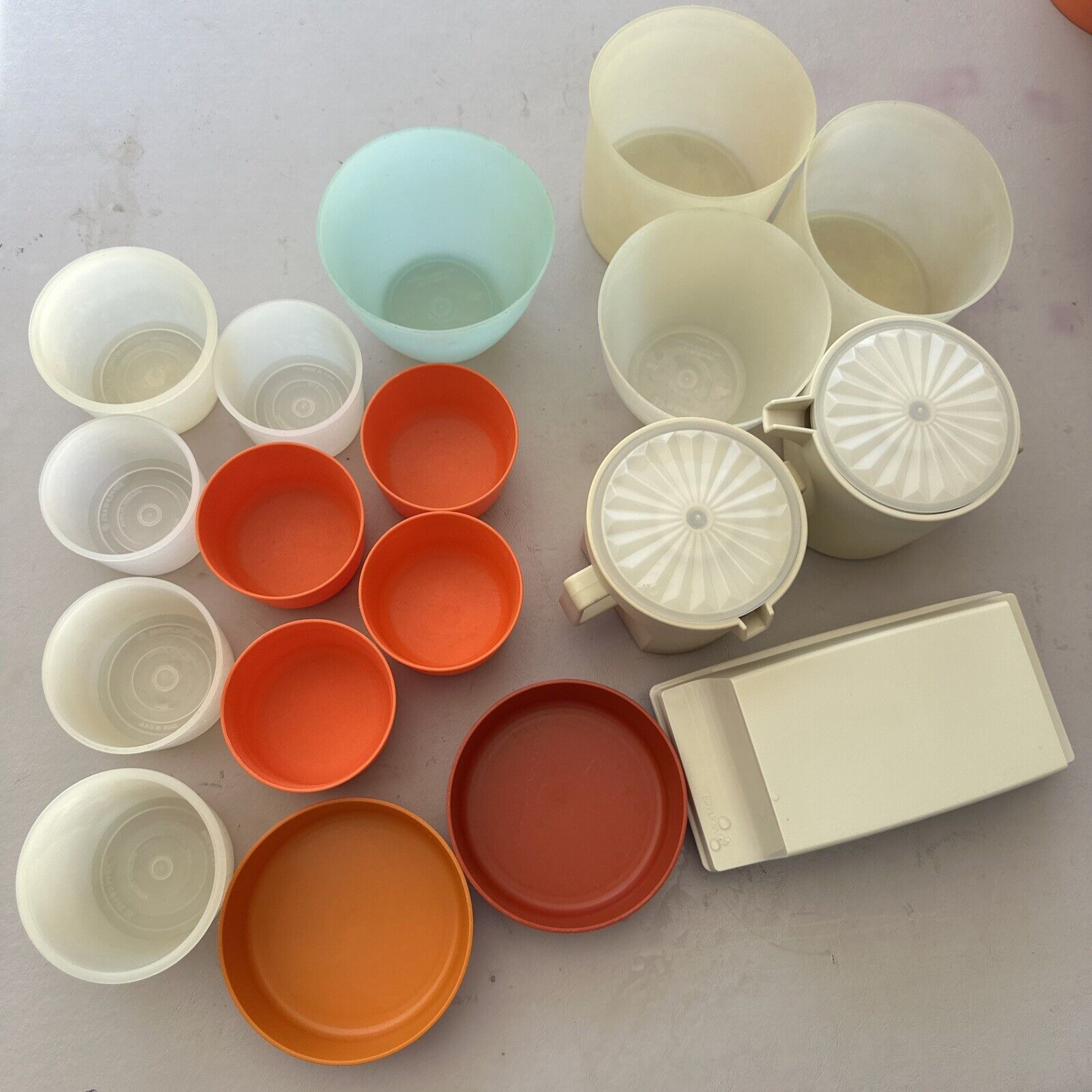 Tupperware Vintage Mixed Lot Of 19 Pieces