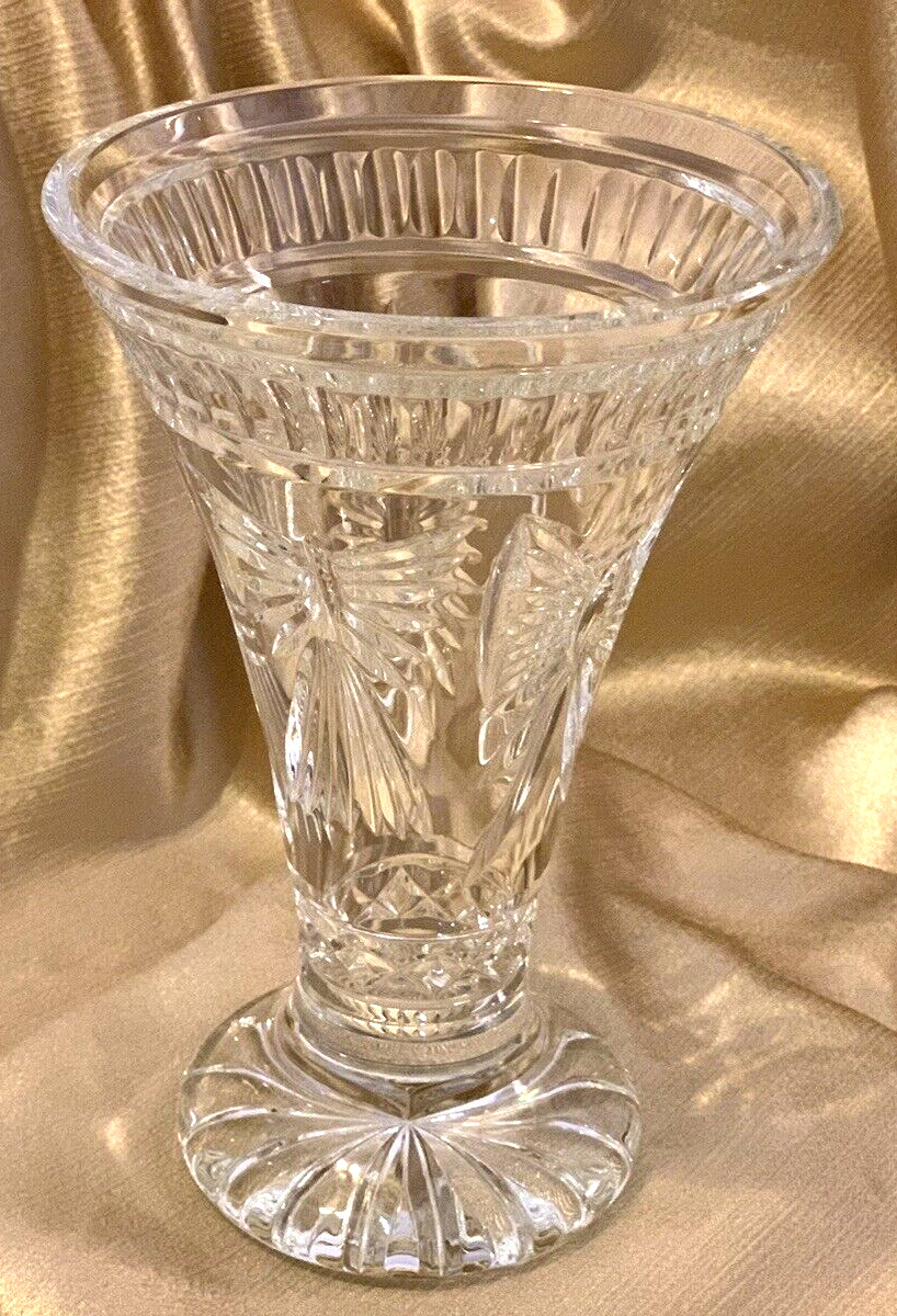 Waterford Crystal Vase ITALY-MADE Millennium Series 8