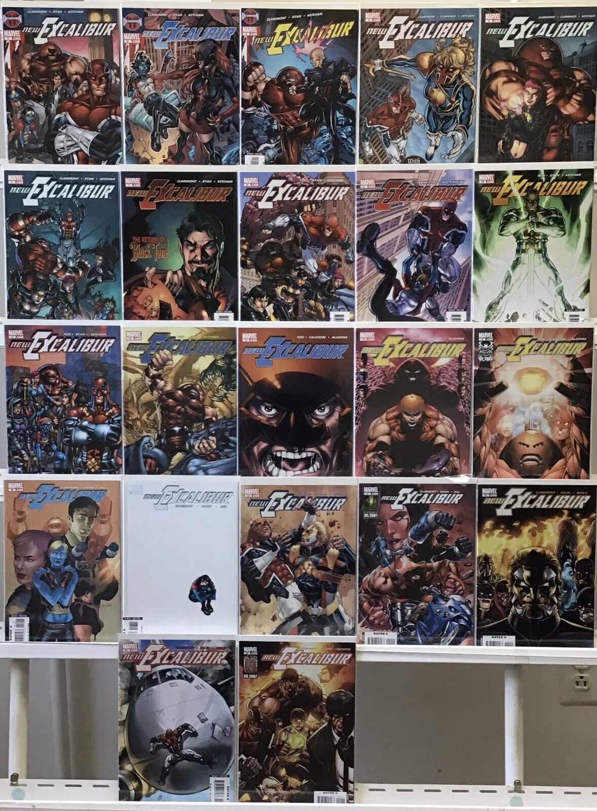 Marvel Comics - New Excalibur Run Lot 1 - 22 - Comic Book lot Of 22 VF/NM