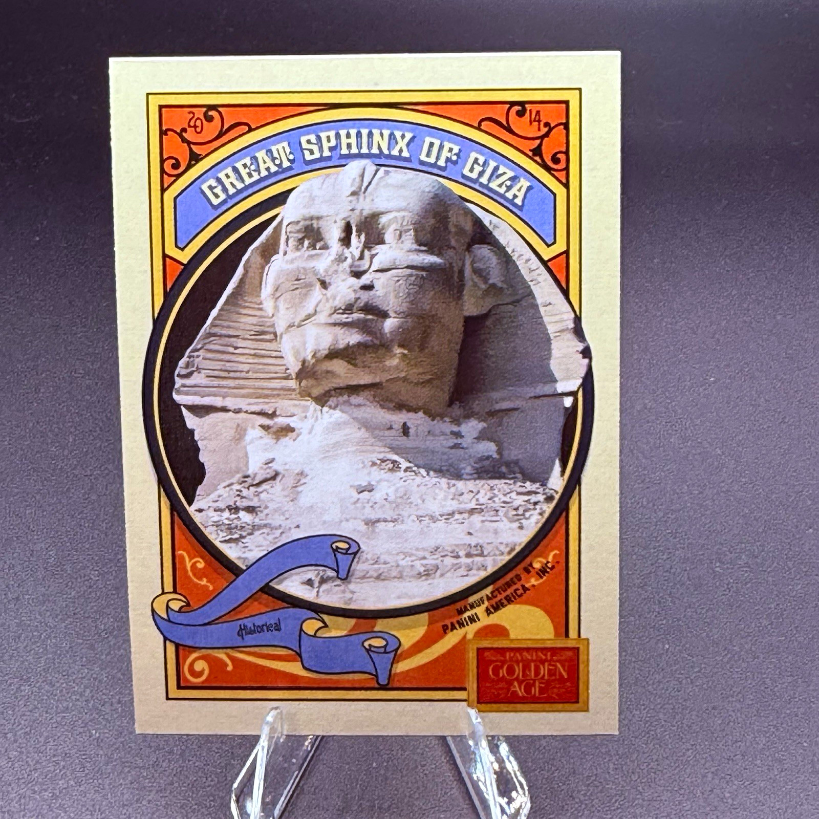 Panini 2014 Golden Age Great Sphinx of Giza #116 Non-Sport Trading Card