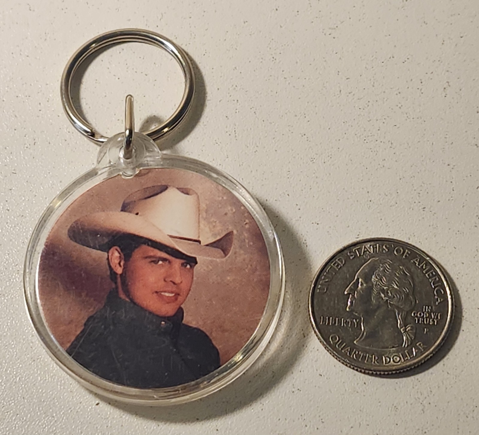 Vtg \'90s Rick Travino Keychain