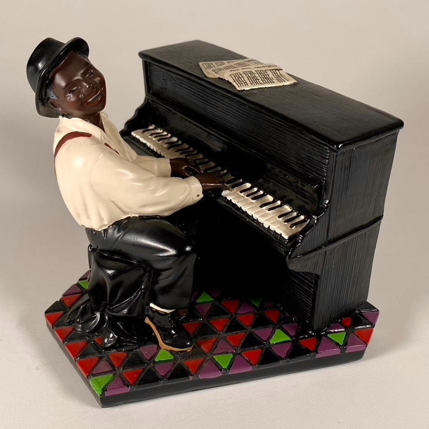 Vintage 1994 Enesco All That Jazz Parastone Piano Player Figurine 5